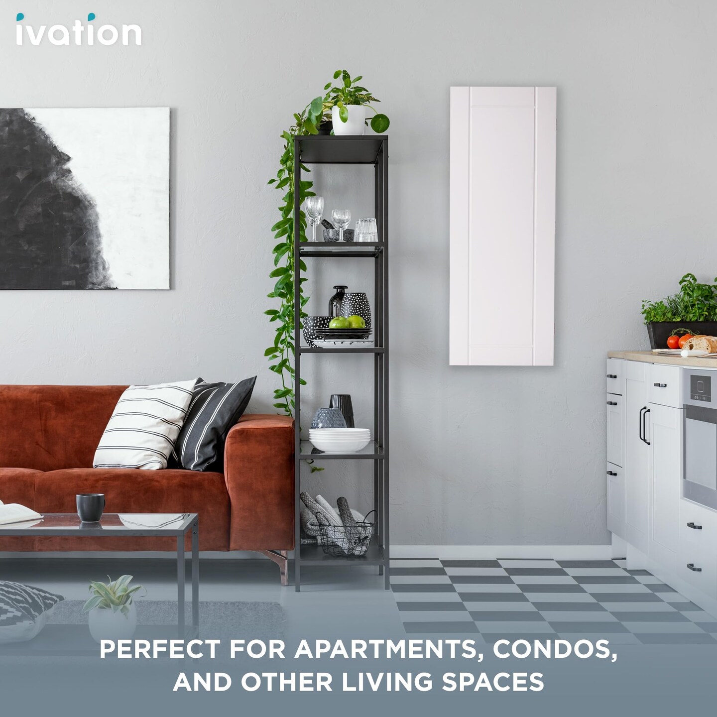 Ivation Foldable Ironing Board Cabinet Wall-Mount