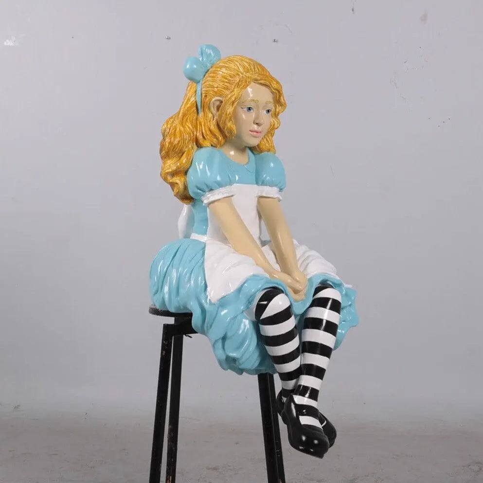 Alice Sitting Statue