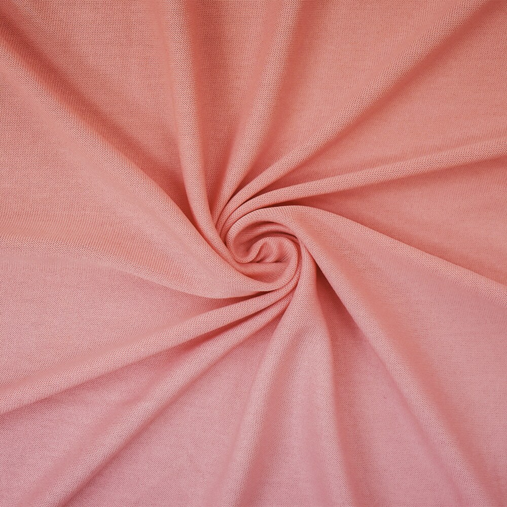 Light Pink Washed Modal Poly Stretch Spandex Jersey Knit Fabric By the Yard