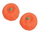 Edible Decorations Pumpkin Icing Charms 1/2in 20-Count