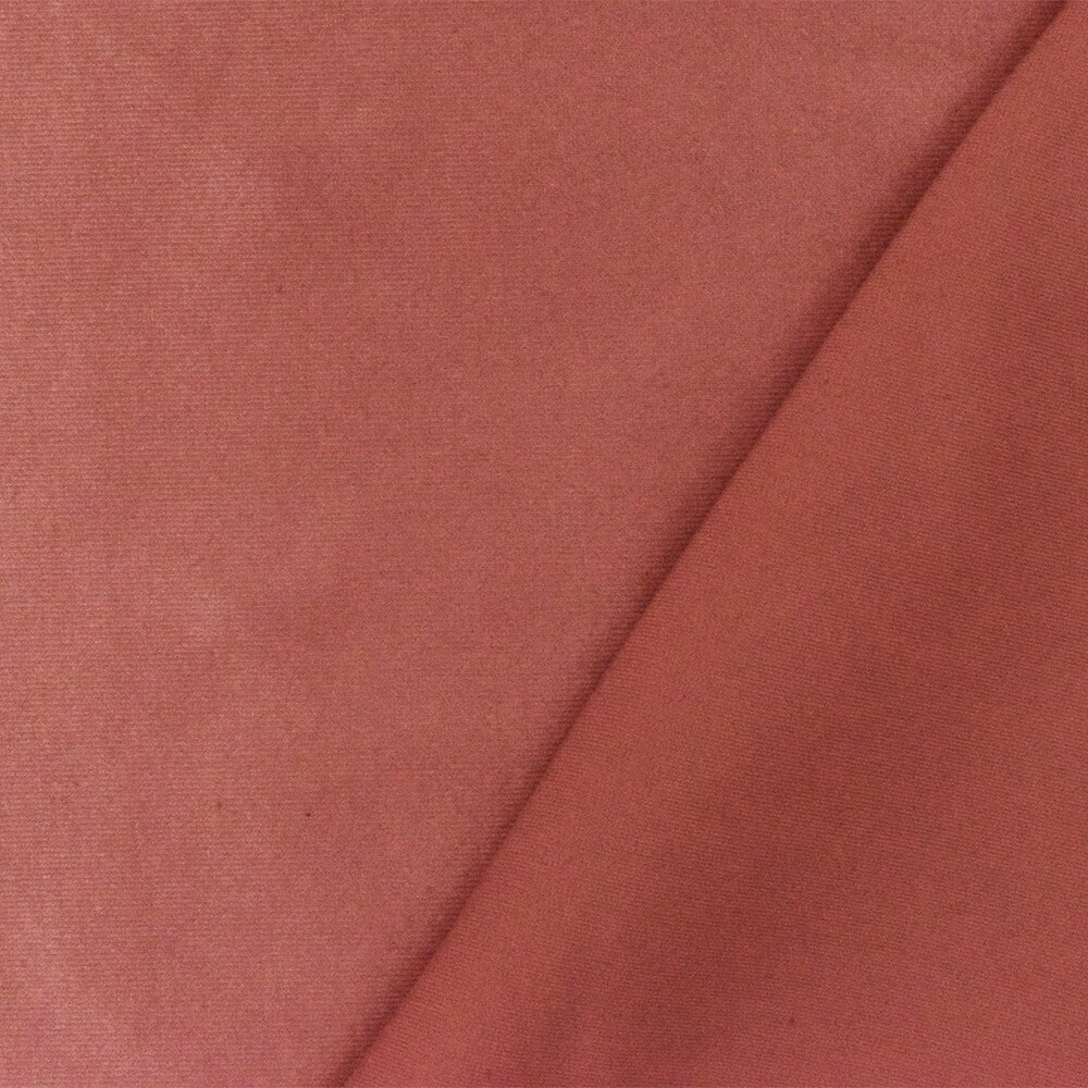 Coral Pink Famous Maker Nylon Spandex Satin Tricot Swimwear Knit Fabric By the Yard