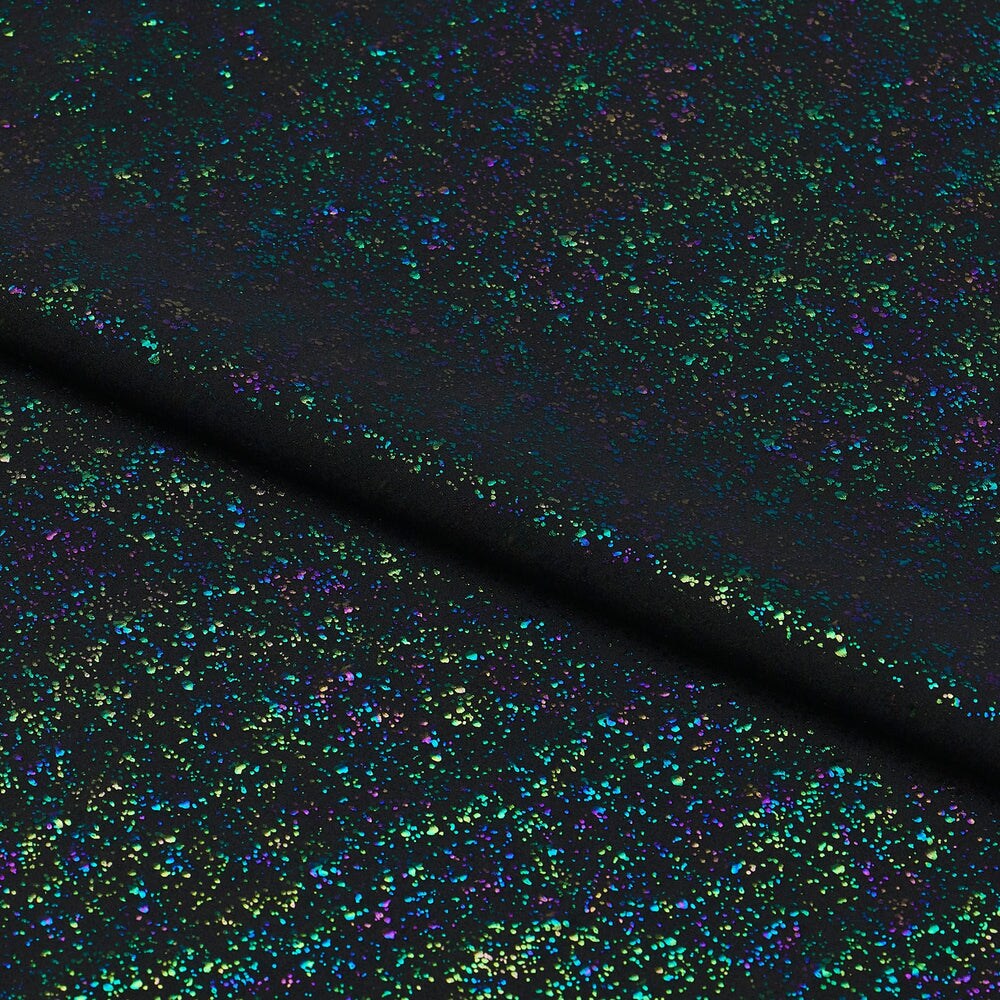 1 Yard Robins Egg Speckle Spandex Fabric Heavy Weight Stretch Costume Material 36/60 inch Width