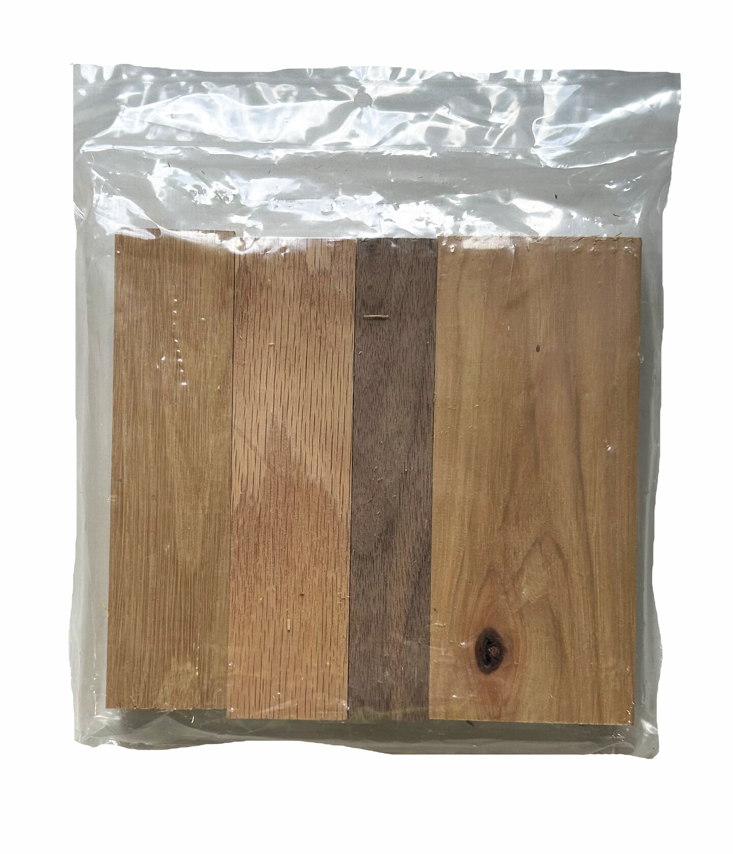 Hardwood Blocks, Random Size, Random Species, 6-Pack (1/2 Sq. FT per pack) for Turning, Carving and Modeling