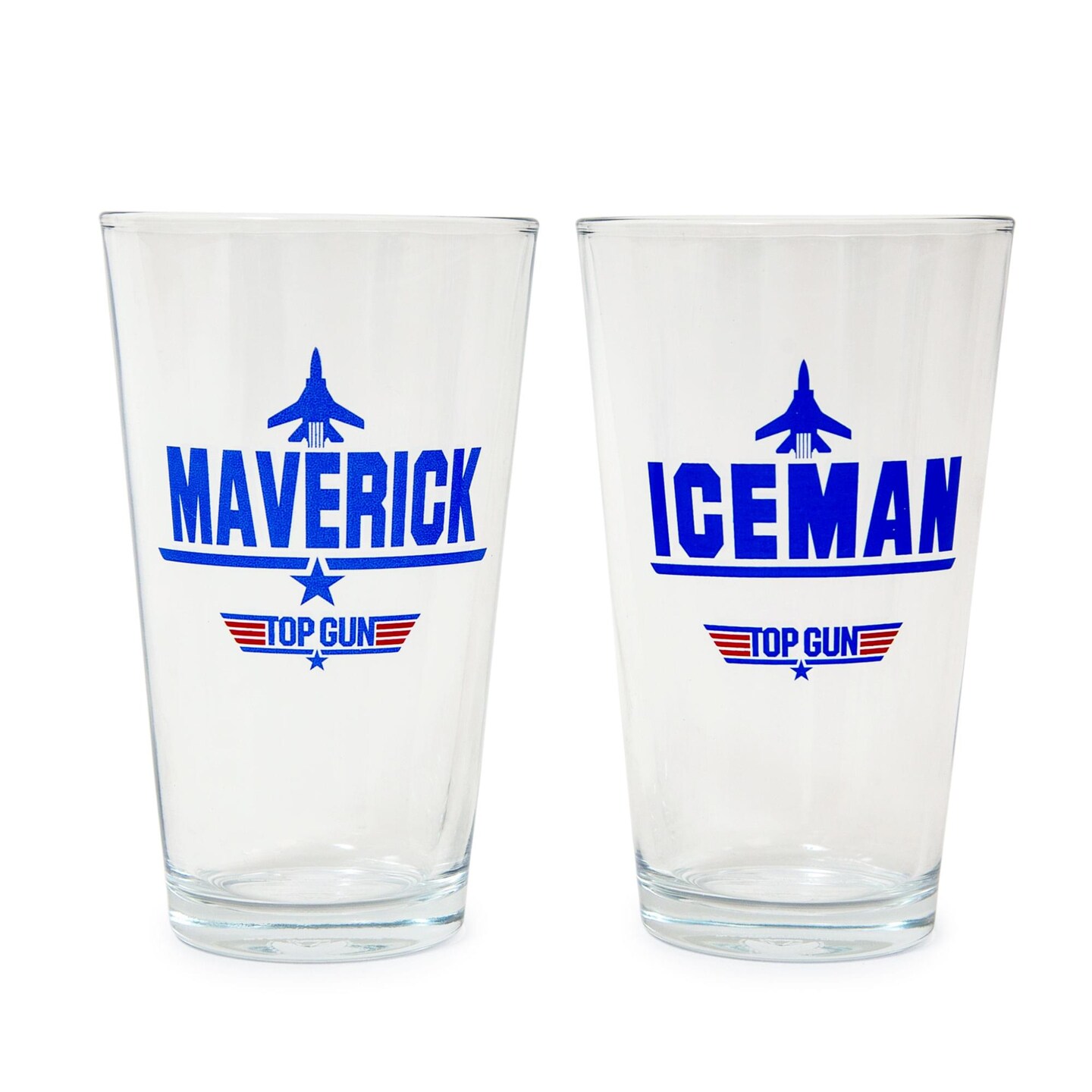 Silver Buffalo Top Gun Pint Glasses - Thumbnail 5
