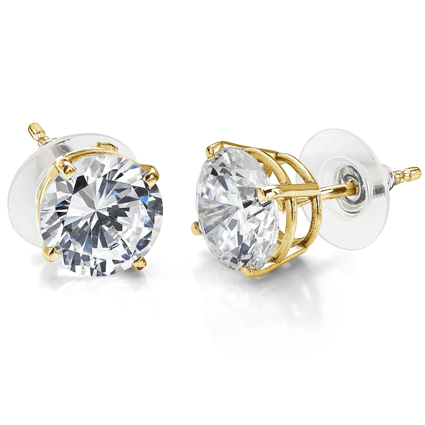 Mr. Pen Bullet Clutch Earring Backs - 76 Pcs, Gold & Silver, Rubber Backs for Studs & Pierced Earring Stoppers