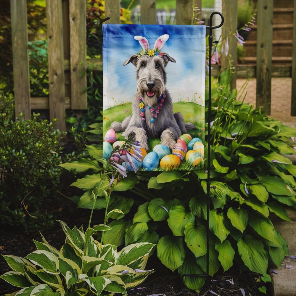Edge Collections - 11.25" X 15.50" - Multicolor - Easter Egg Hunt Irish Wolfhound Decorative - 1 Piece