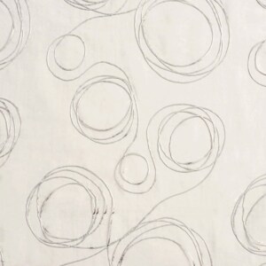 1 yard Platinum 100 Percent Polyester Performance Grade Sheer Fabric for Drapery and Upholstery