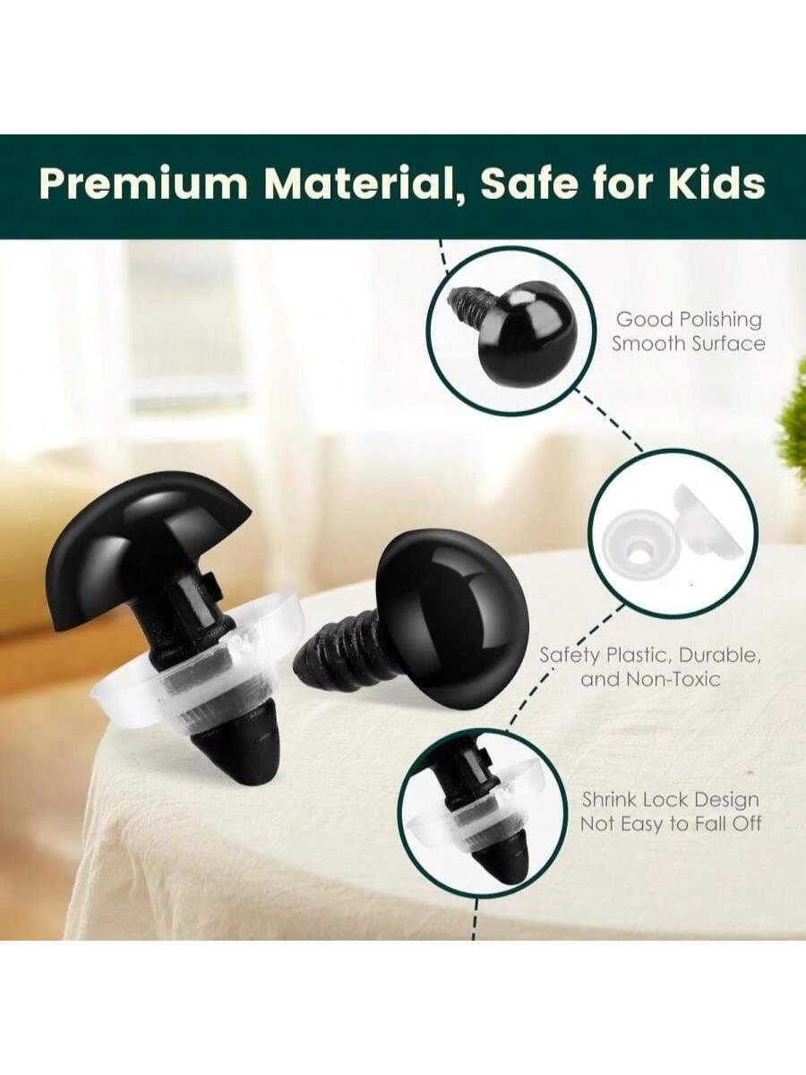 662Pcs Safety Eyes and Noses for Amigurumi, Junreox Premium 5-14mm Safety Eyes for Crochet