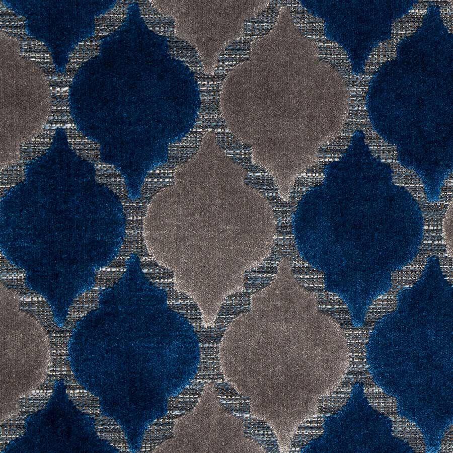 1 Yard Upholstery Raised Velvet Fabric Nubia Cobalt Navy Soft Durable 45% Viscose 29% Polyester 26% Cotton 54 Inch Width