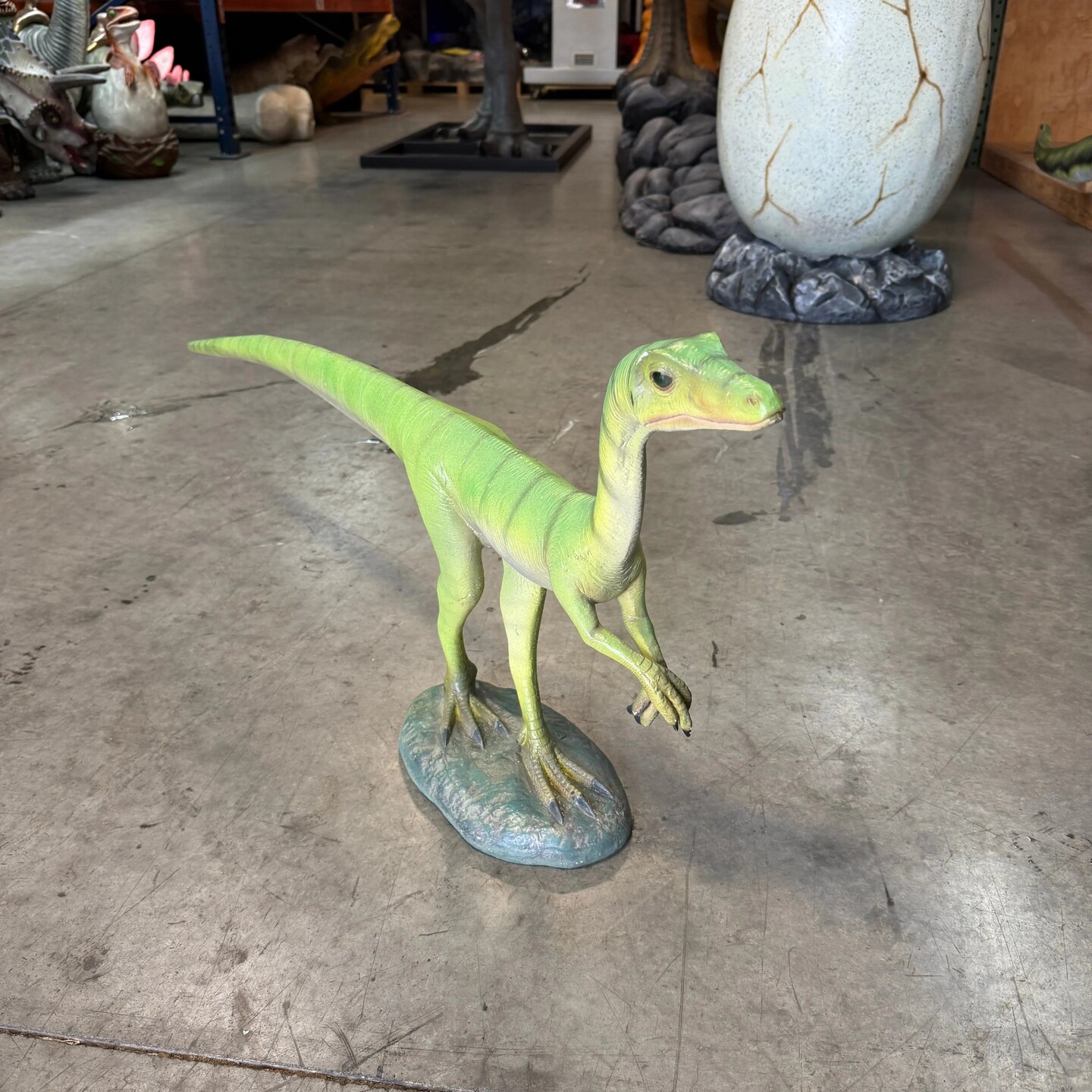 Compsognathus Dinosaur Life Size Statue