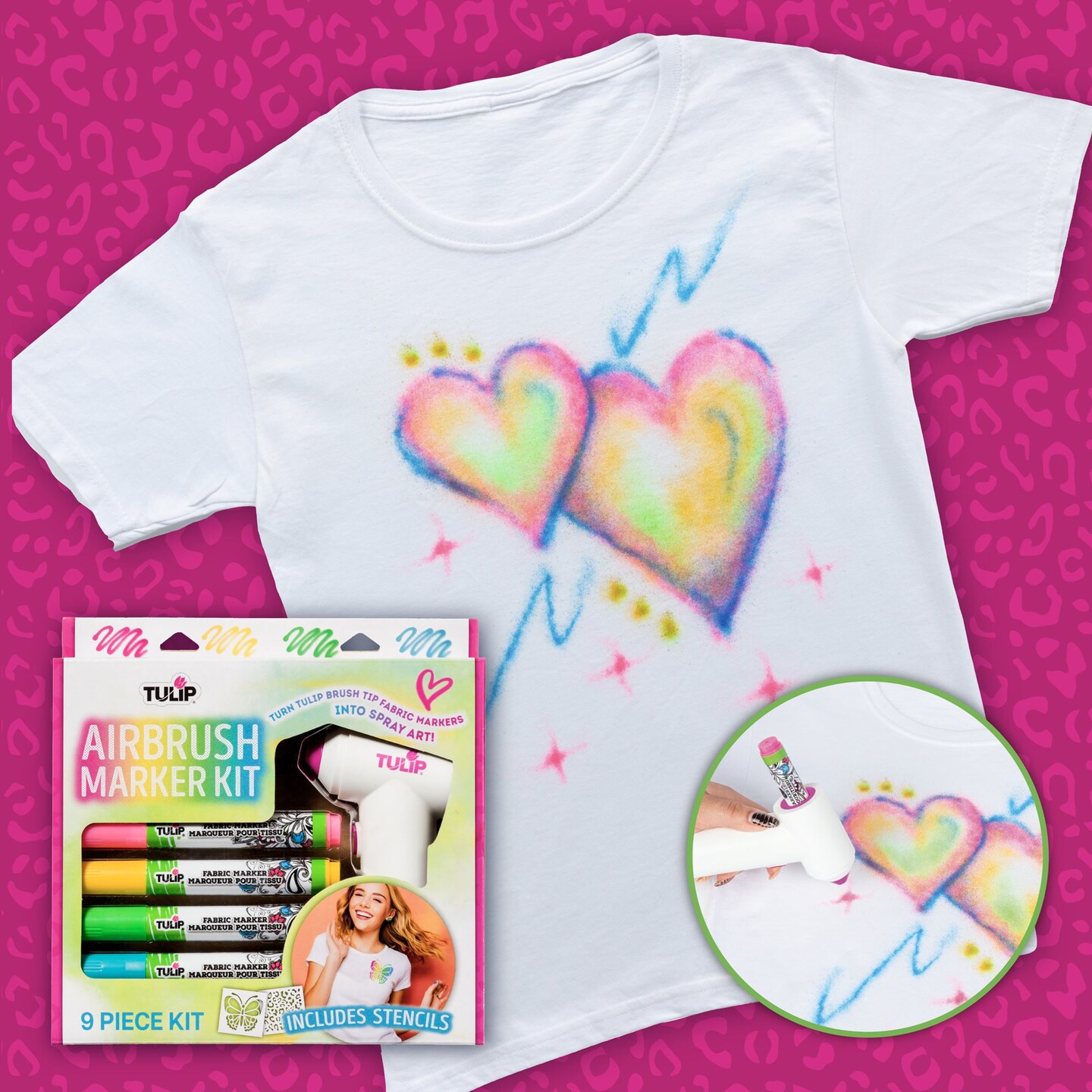 Tulip Airbrush Fabric Marker Kit