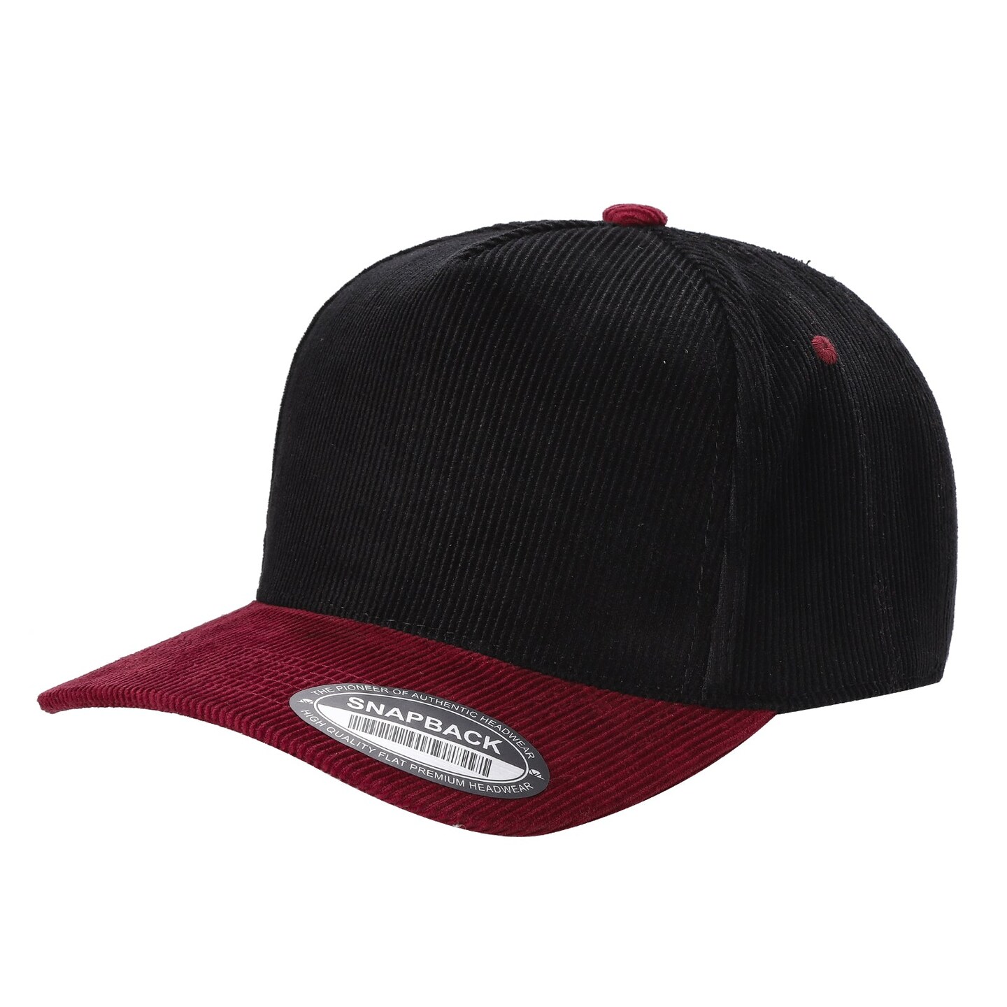 12 pack 5FC All Corduroy Snapback Hat Free Shipping, Color: RED