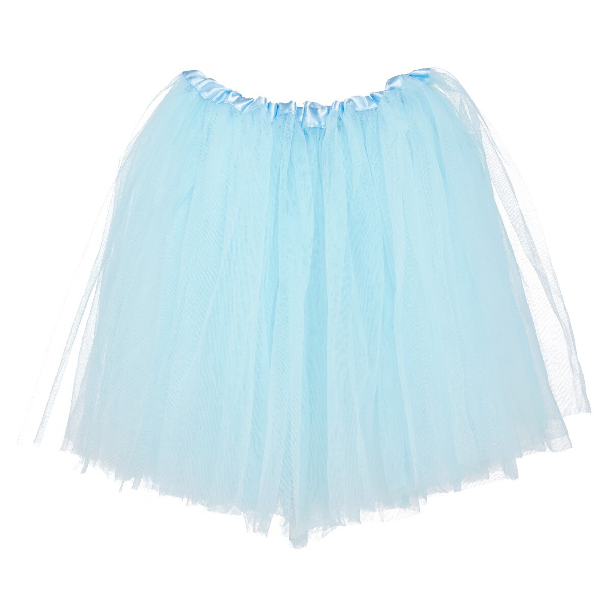 Big Girls Tutu 3-Layer Ballerina Light Blue