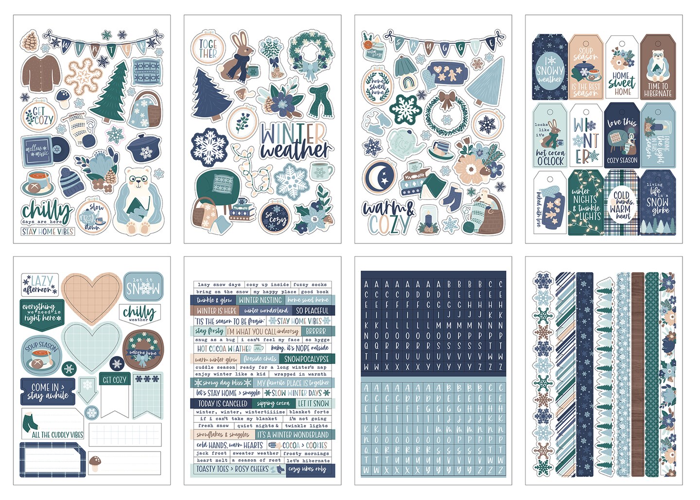 Snow Day Sticker Book