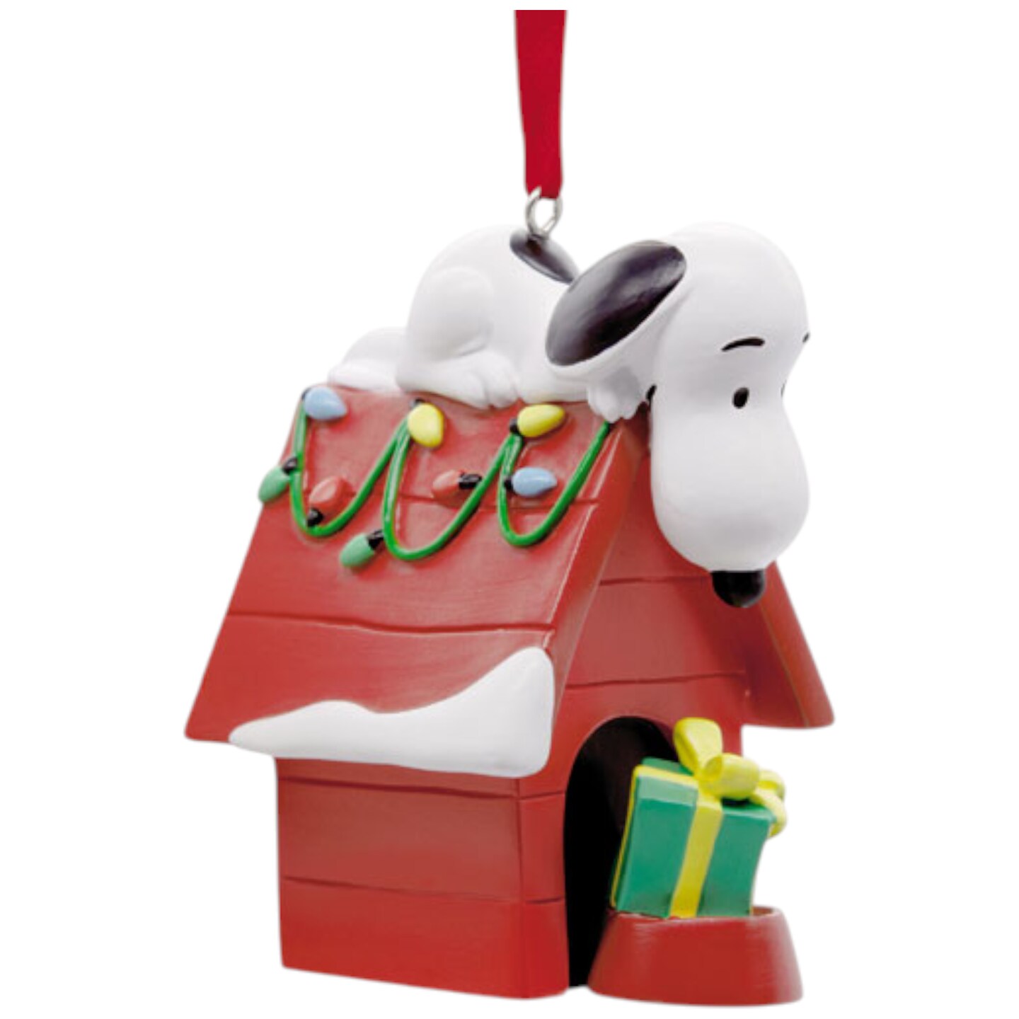 Peanuts&#xAE; Snoopy on Doghouse with Lights Ornament
