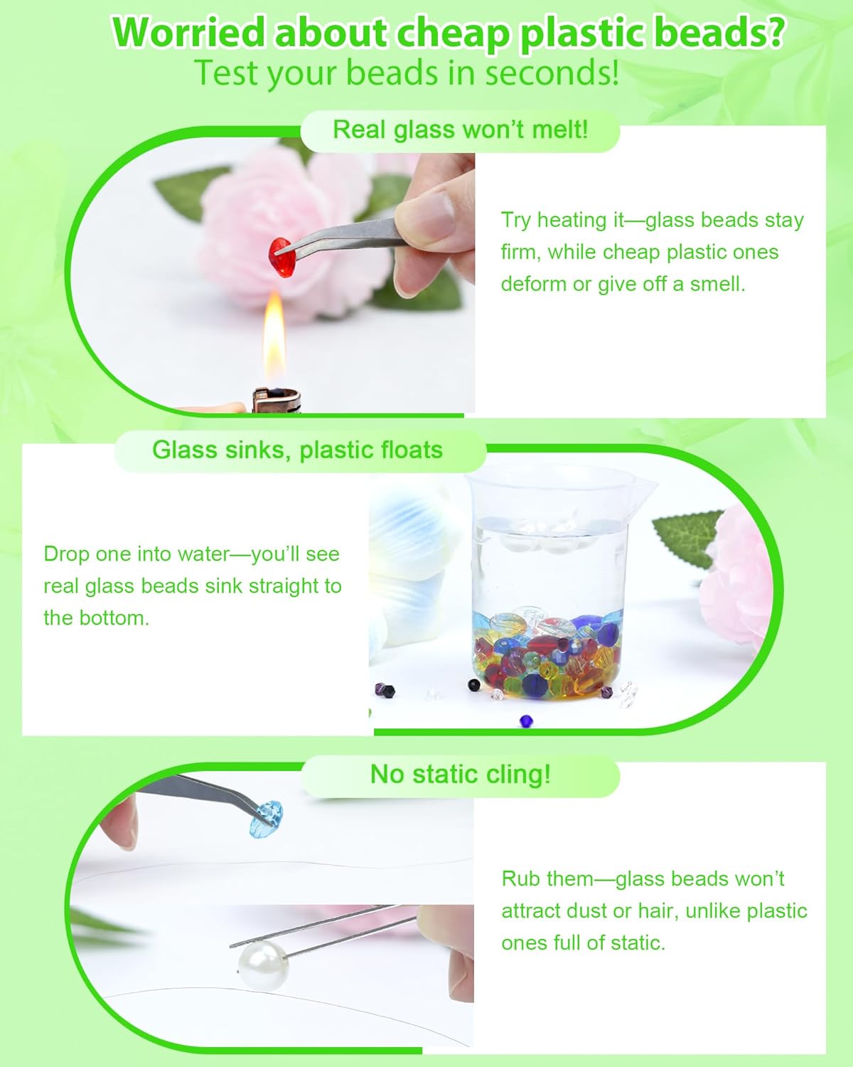 Assorted Colorful Rainbow Craft Crystal Beads (Classic Soft Shine)