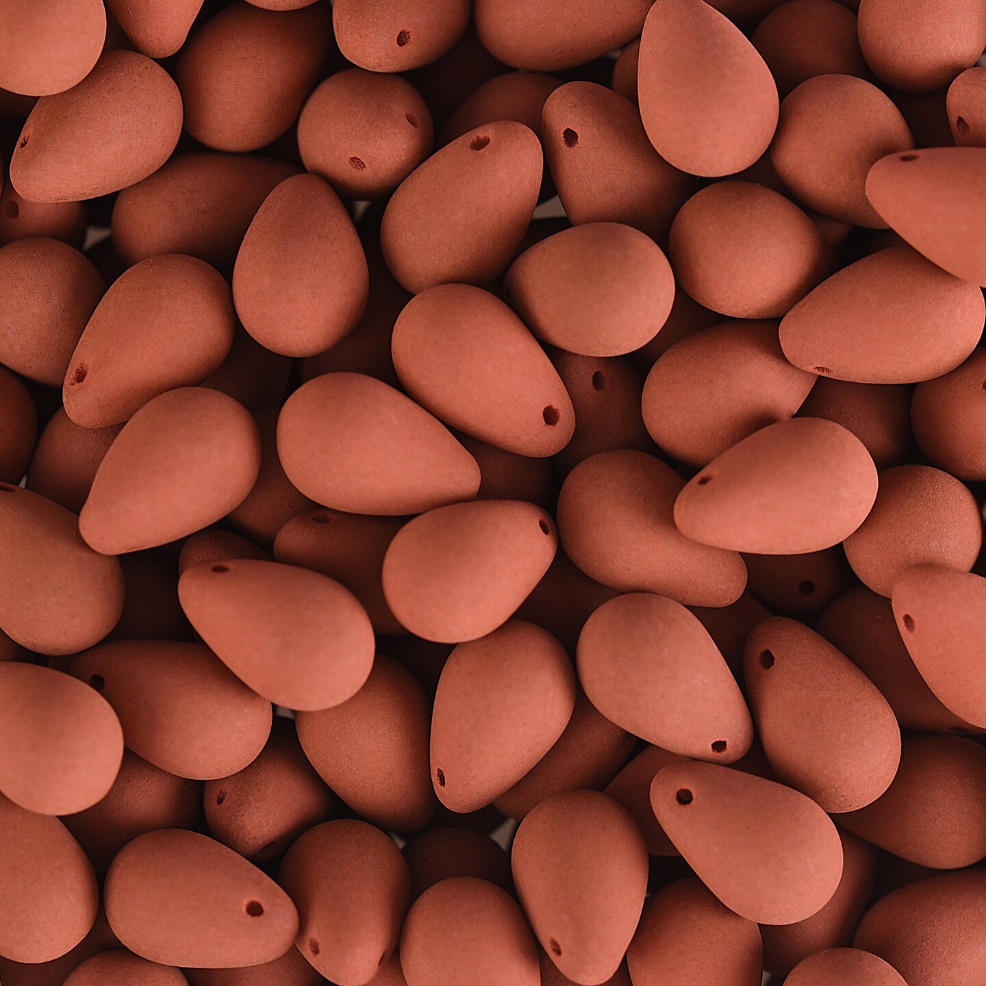 John Bead 114pcs 6x9mm Czech Glass White Alabaster Velvet Drop Bead Strands