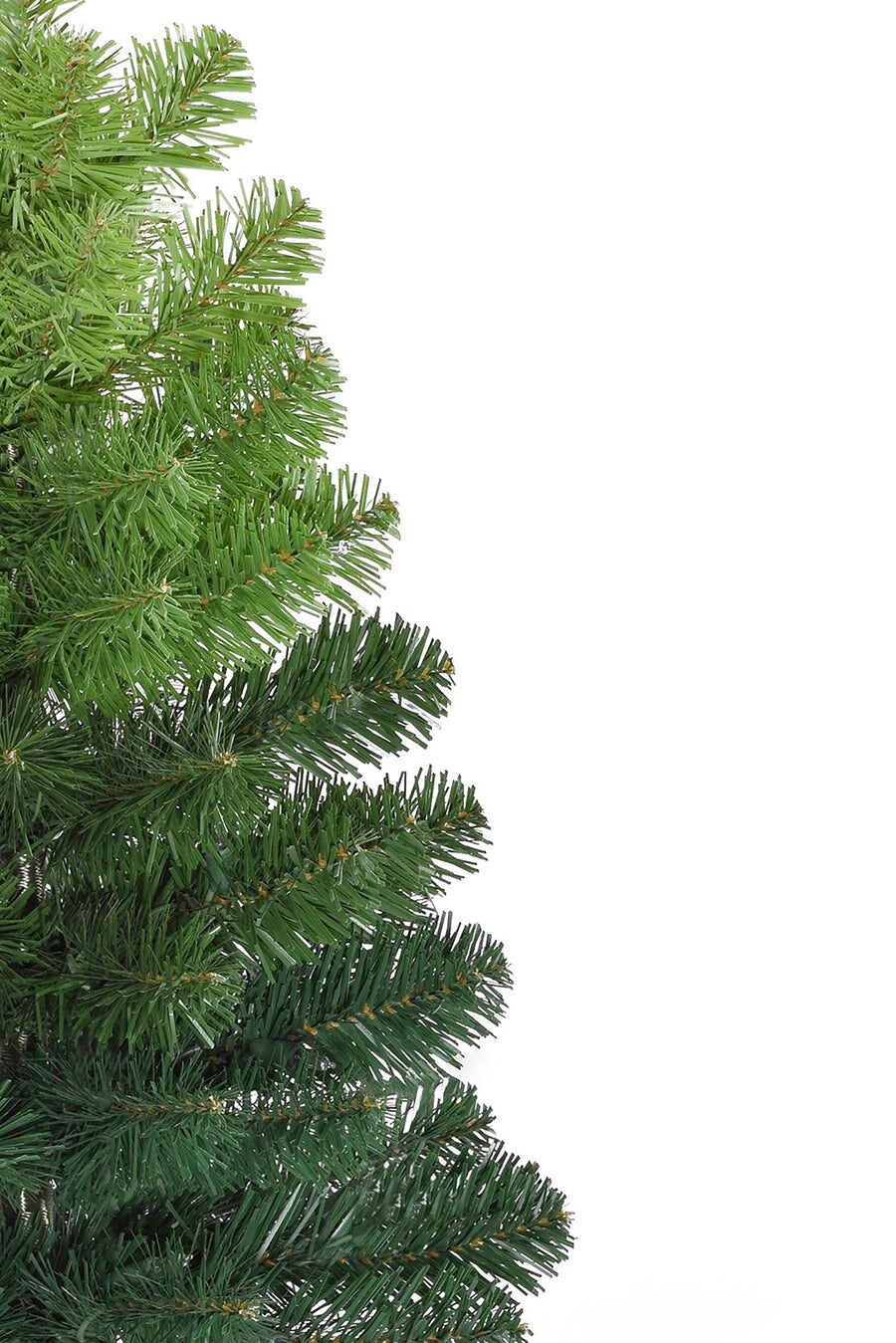 24&#x22; Tabletop Ombre Green Christmas Tree with Plastic Stand