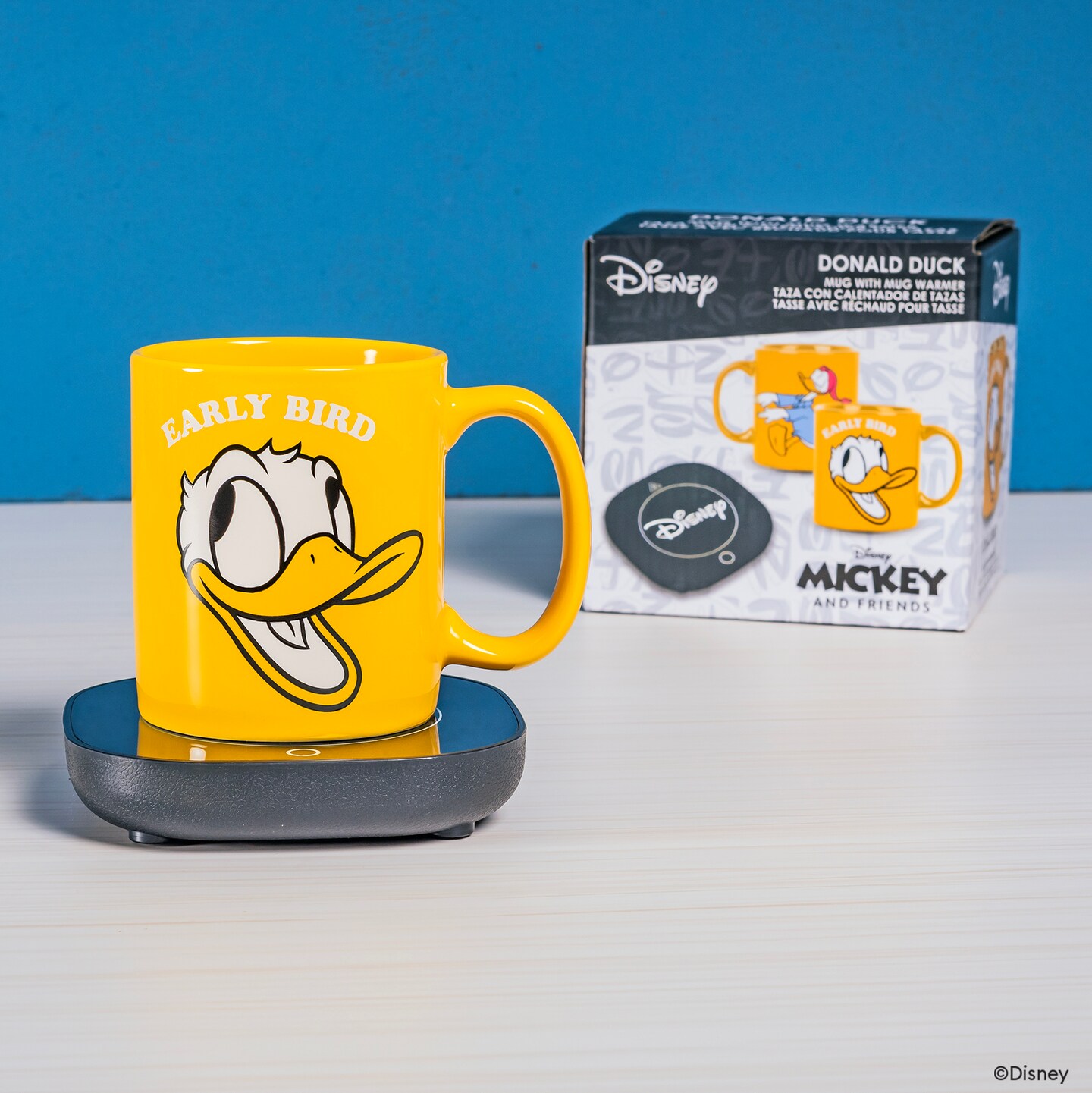 Uncanny Brands Disney Donald Duck 12oz Mug Warmer Set