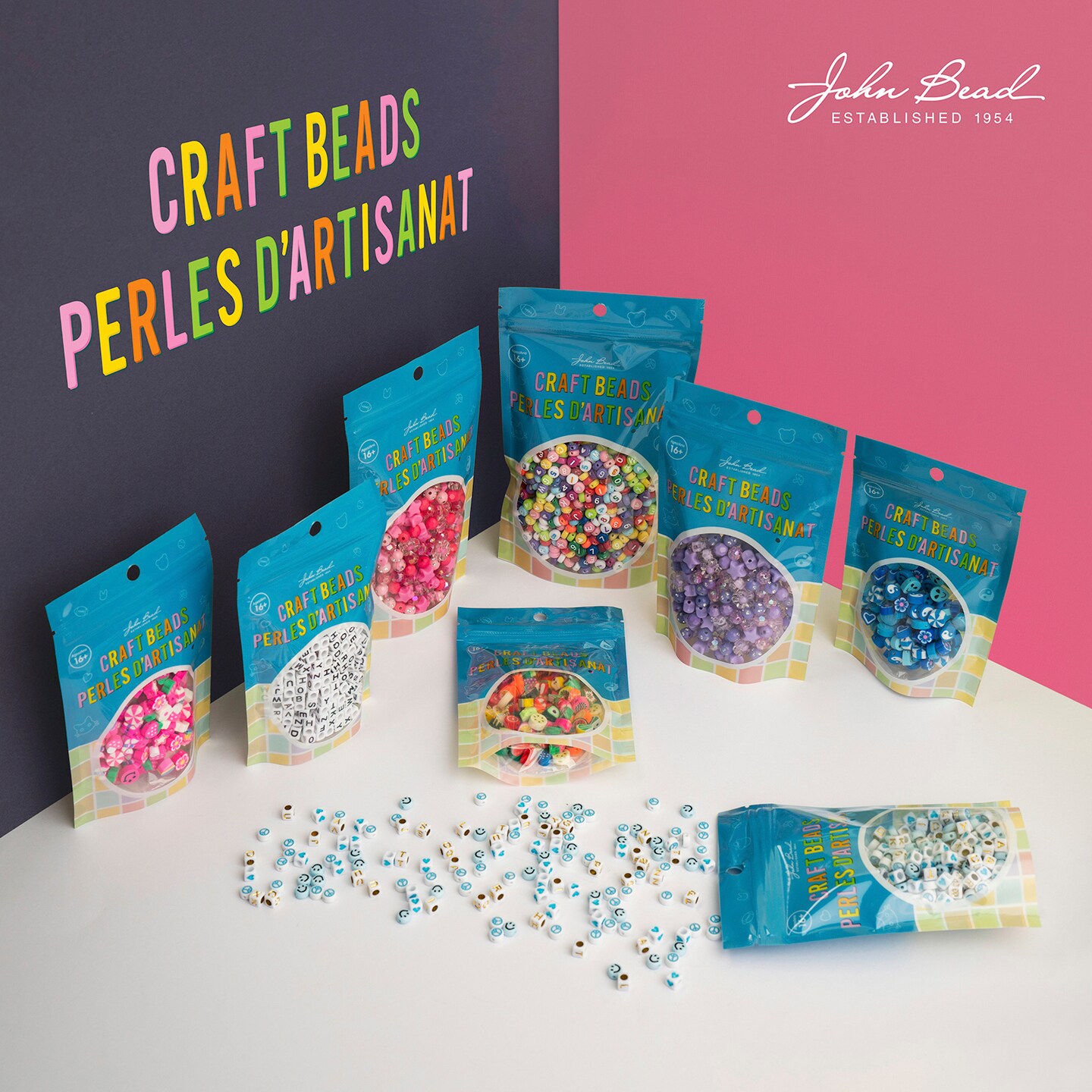 John Bead Friendship Bracelet Making Craft Beads Kit