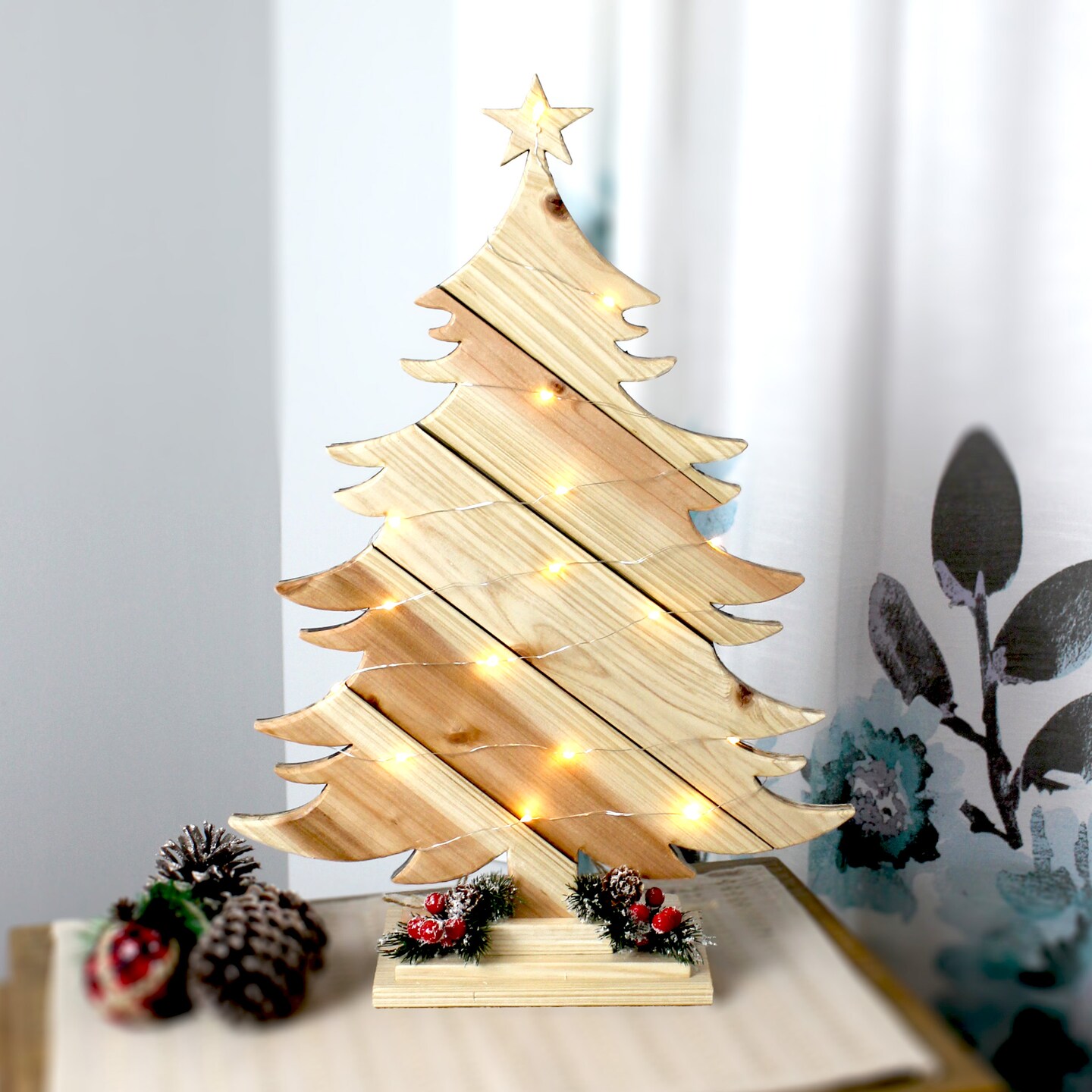 Rustic popular Farmhouse Wood Christmas Tree