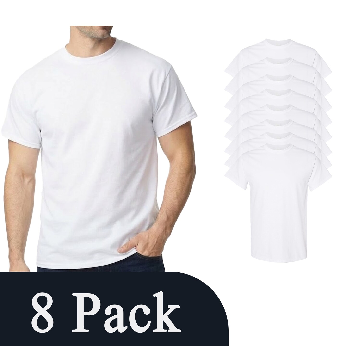 Gildan Softstyle CVC Craft T-Shirt Blank Bundle for Cricut, White Fabric Paint & DIY Projects (S–5XL)