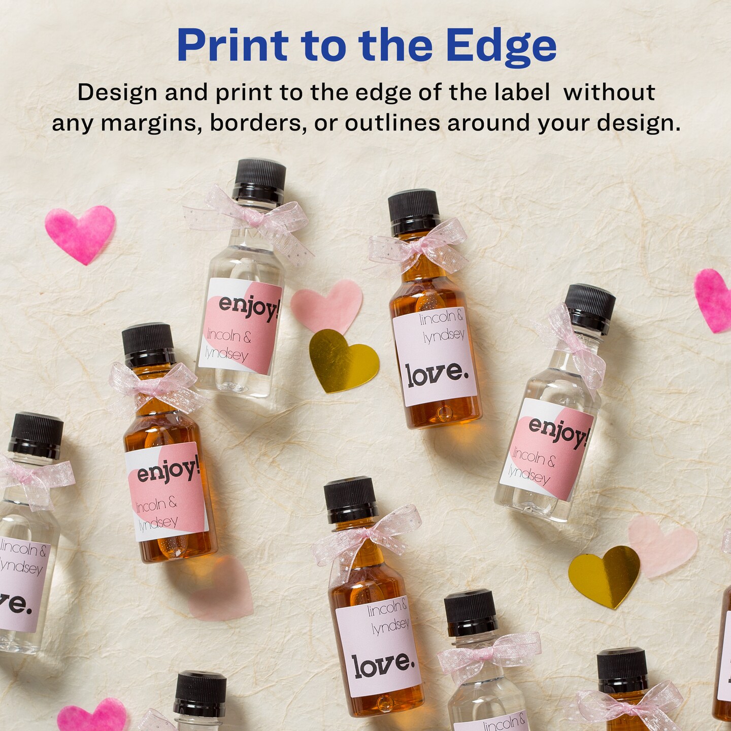 Avery Durable Waterproof Square Labels with Sure Feed, 3/4" x 3/4"