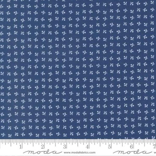 Somerset in Dark Blue (55336 16) | Blueprint | Camille Roskelley | Moda