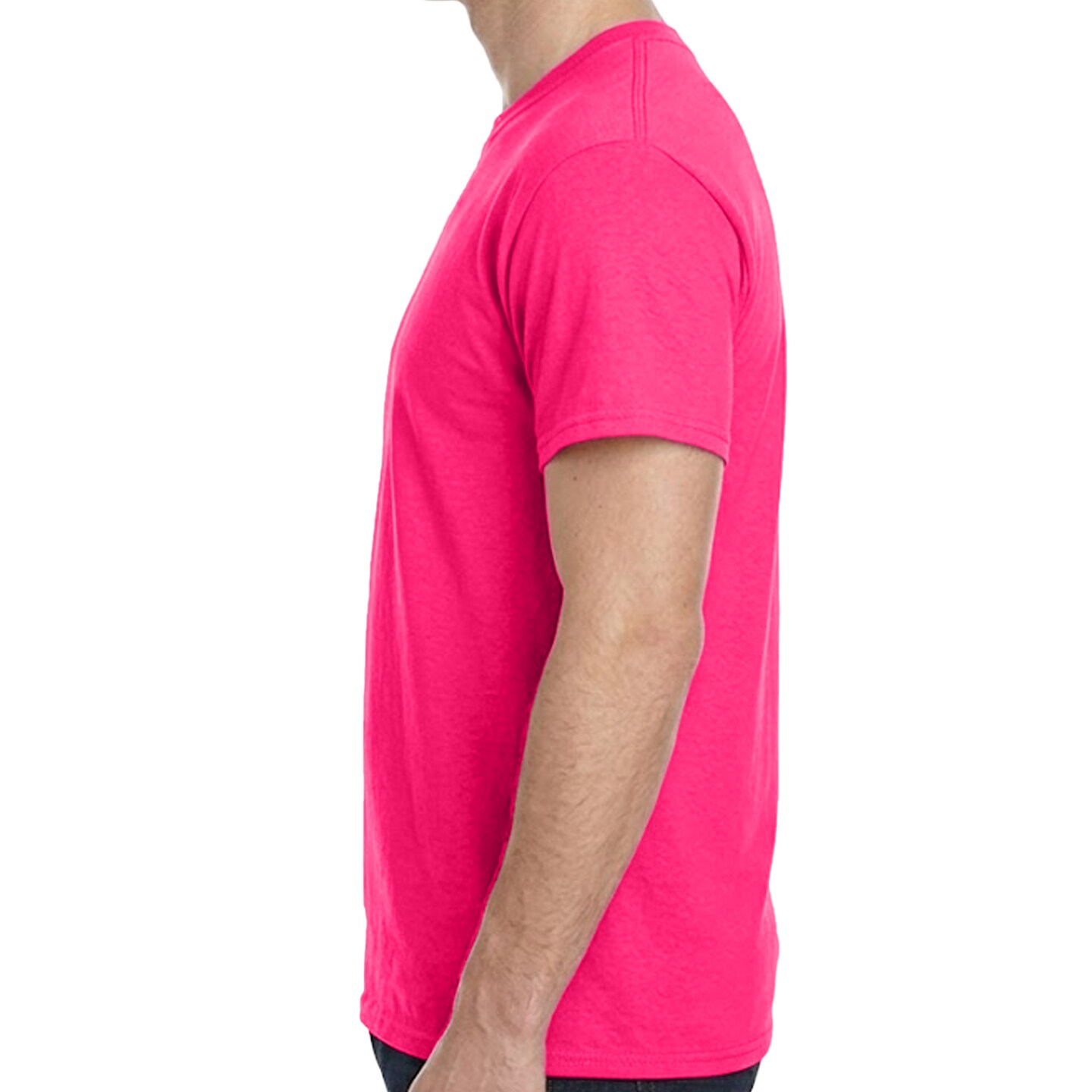 Gildan Unisex Heavy Cotton Heliconia Blank T-Shirt Bundle for DIY Crafts, Heat Transfer Vinyl & Screen Printing