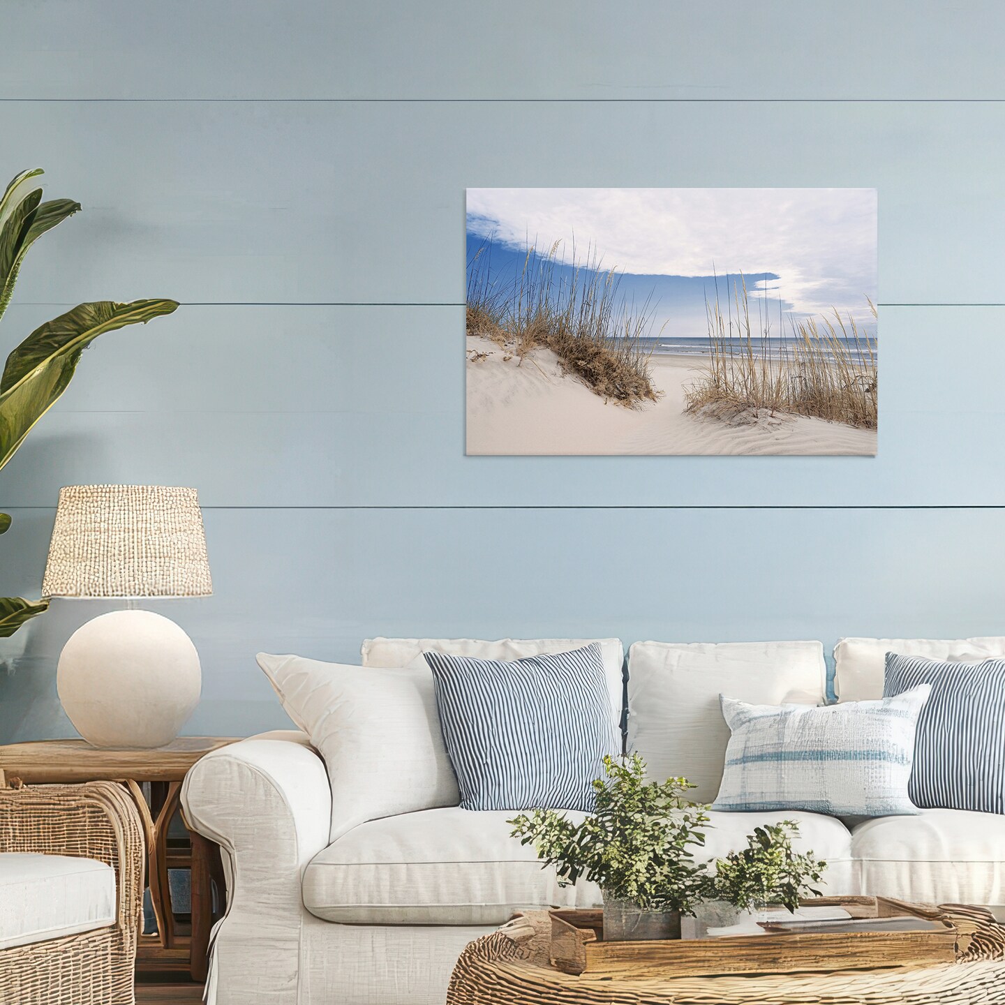 Stupell Industries Sea Oats Along Sandy Dunes Canvas, design by Natalie Carpentieri
