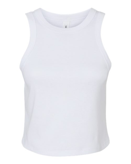 BELLA + CANVAS® Women’s Micro Rib Racerback Tank Top for Gym & Custom Print Fitted Tank