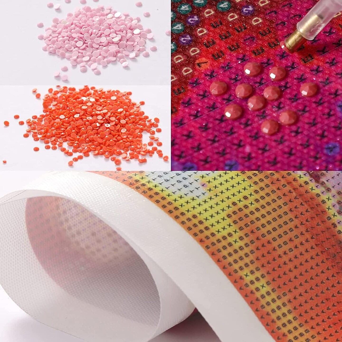 Diamond Painting American Flag and Police Dog Art Kits for Adults Embroidery Paintings DIY 5D Home Wall Decor