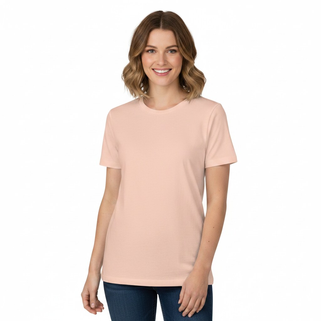 Unisex Fine Jersey Tee for Casual, Layering & Everyday Soft Wear
