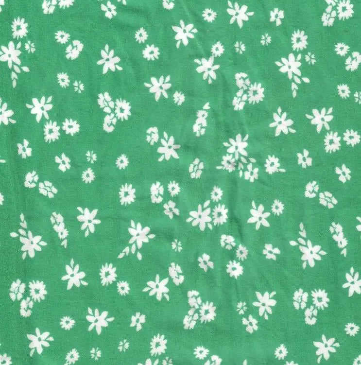 1 Yard DTY Brushed Ditsy Floral Print Stretch Knit Fabric 58/60" Wide