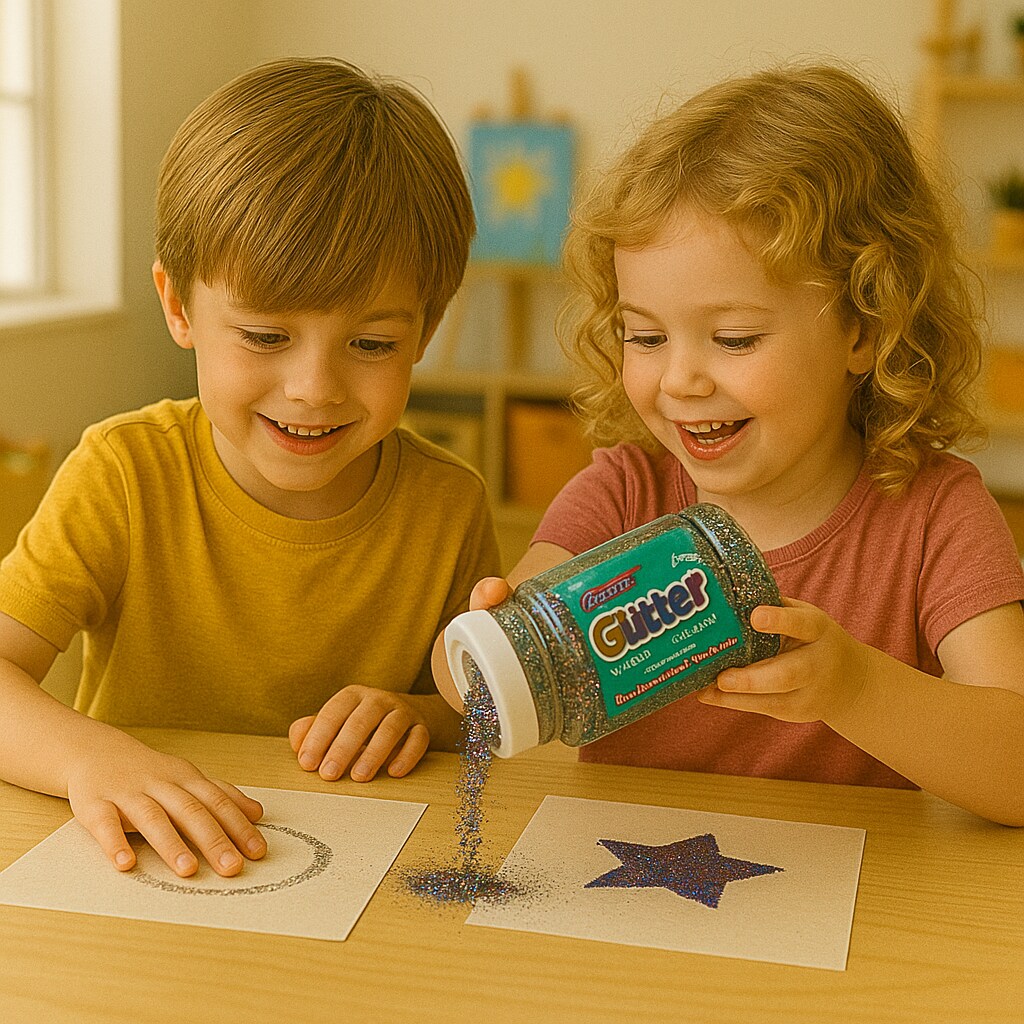 Craft Glitter 1 lb Jar – White / Clear Bulk Glitter for Crafts, Decor & Classroom Projects