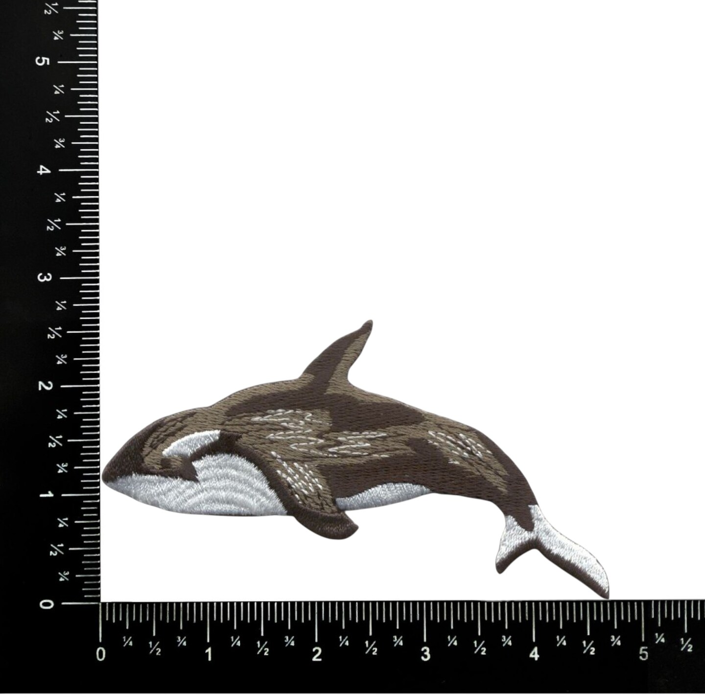 Orca Killer Whale Embroidered Patch Embroidered, Iron on Patch