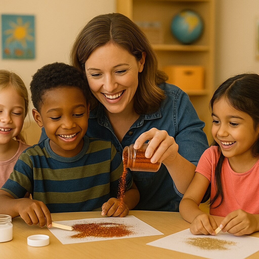 Craft Glitter 1 lb Jar – White / Clear Bulk Glitter for Crafts, Decor & Classroom Projects