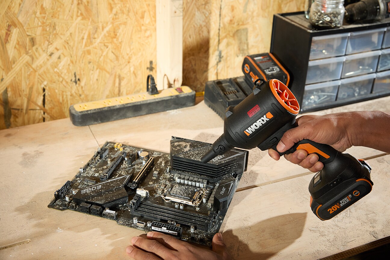 Worx Nitro WX099L 20V Power Share Duster, Inflator and Shop Blower – Battery & Charger Included