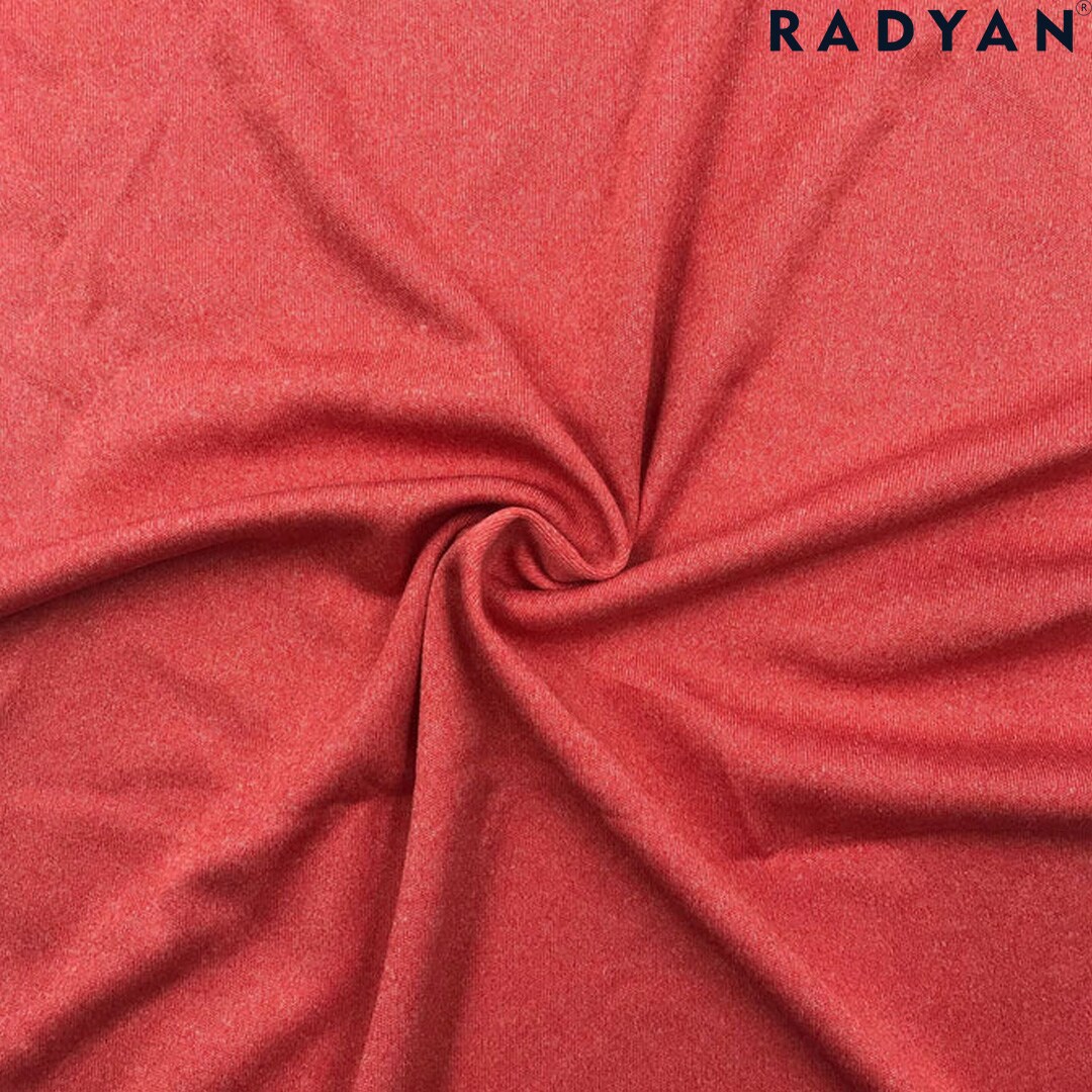1 Yard Quick Dry Top Melange Heather Fabric Lightweight Breathable Activewear 60/61 Inch Width