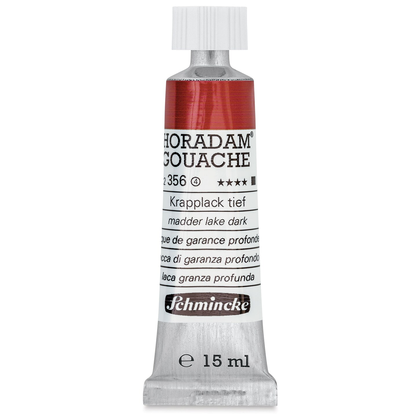 Schmincke Horadam Artist Gouache - Madder Red Deep, 15 ml tube