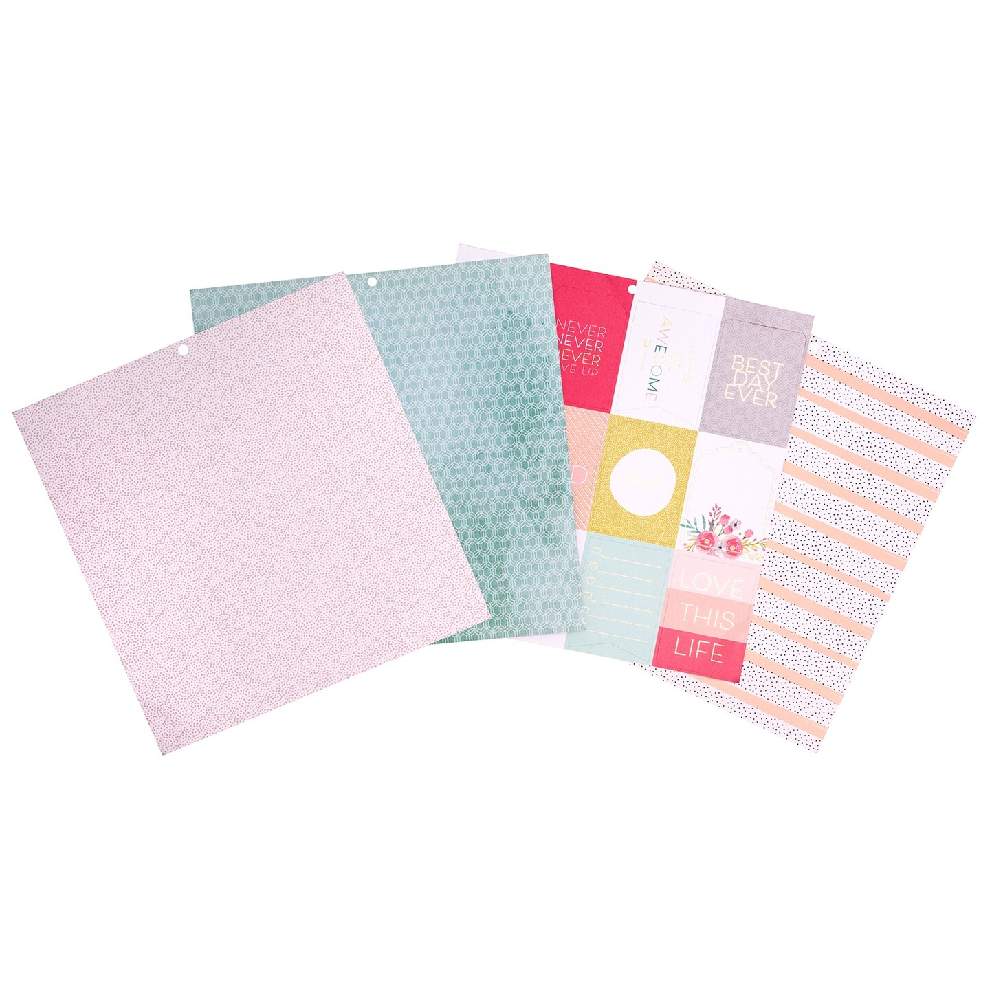 DCWV Double-Sided Cardstock Stack 12"X12" 36/Pkg-Tag Stack, 18 Designs/2 Each