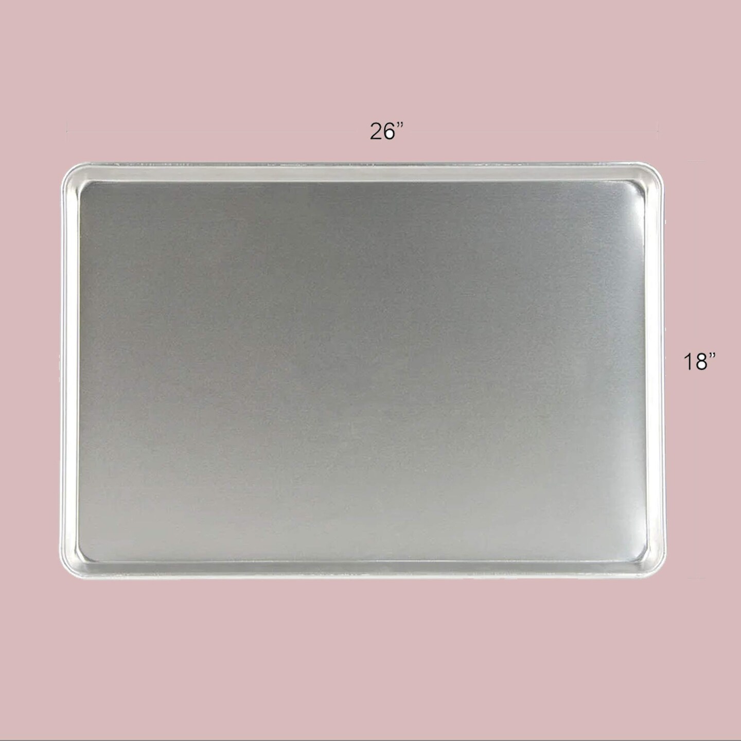 26&#x22; x 18&#x22; x 1&#x22; Ful Size Sheet Pan 18 Gauge Aluminum Advance Tabco