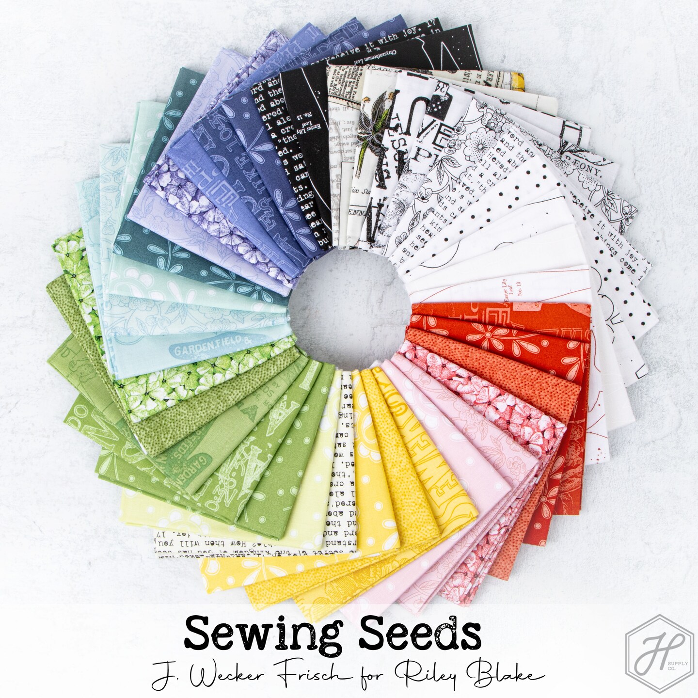 Sewing Seeds III 2.5&#x22; Strip Roll (Jelly Roll / Rolie Polie) by  for Riley Blake (RP-15680-40)