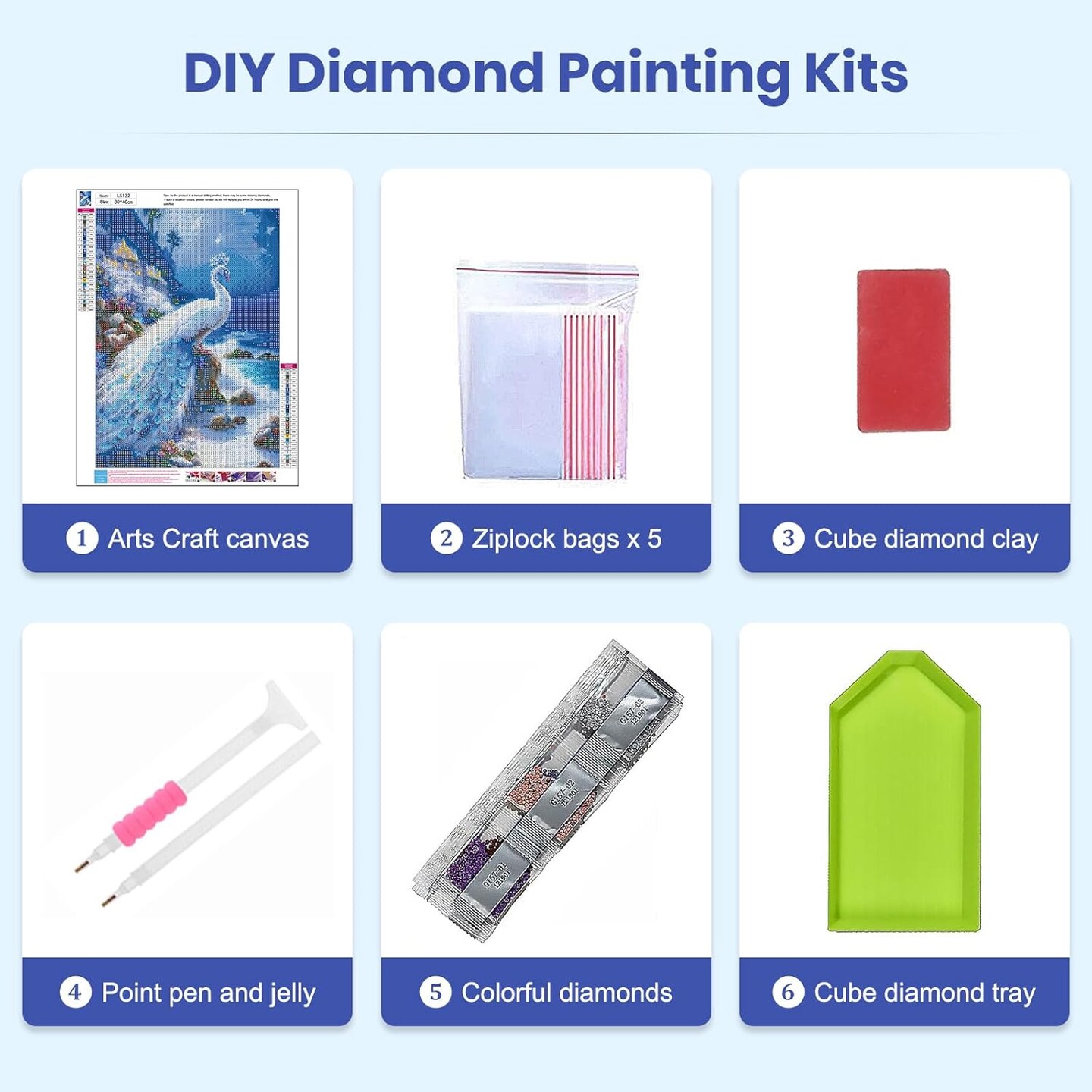 Peacock Diamond Painting Kits for Adults