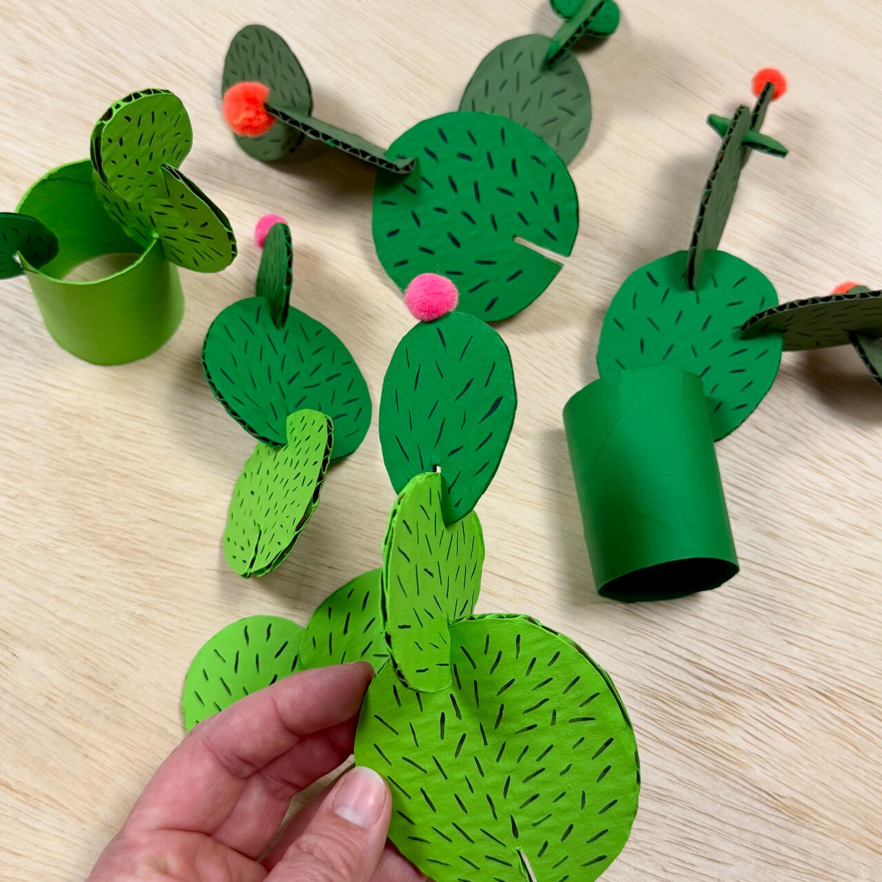 Kids Club: Adjustable Cardboard Cactus Craft