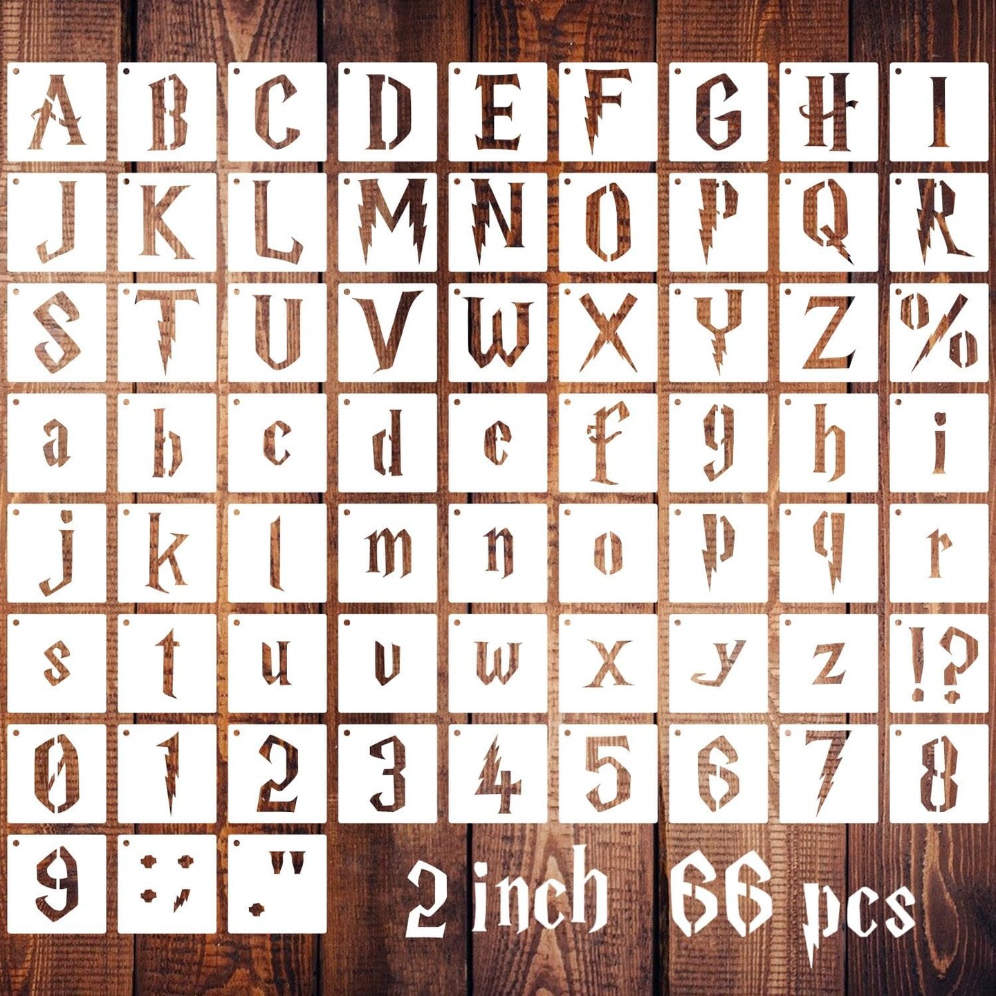 2 Inch Gothic Letter Stencils(Classic)