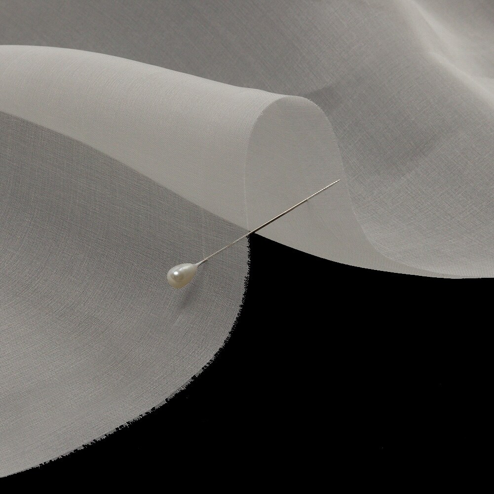 1 Yard Antique White Silk Organza Premium Wedding Fabric, 54 Inches Wide