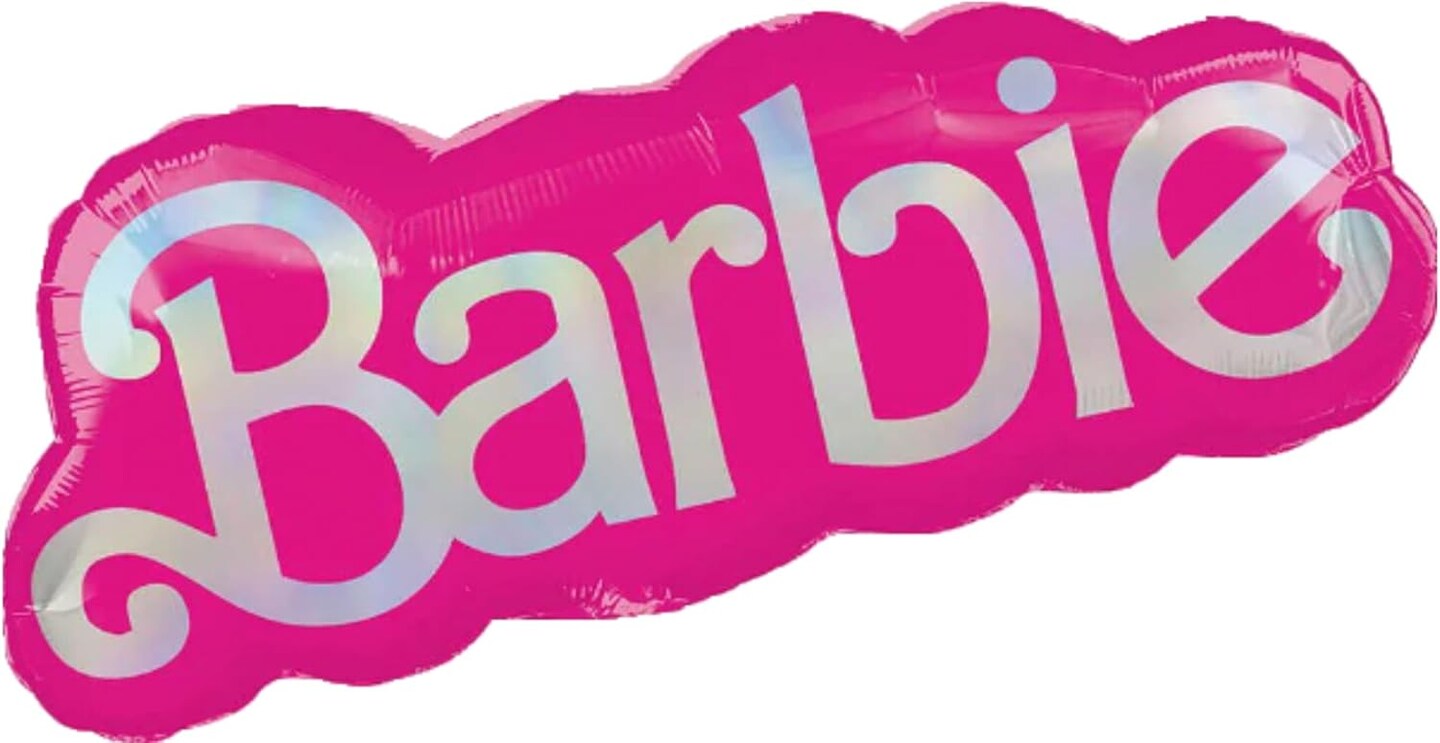 California Dreaming 6th Birthday Balloon Bouquet – Giant 34" Pink Number 6, Banner Foil Balloon, Iridescent Hearts & Licensed Birthday Balloons for Girls Party Decorations (Multicolored)