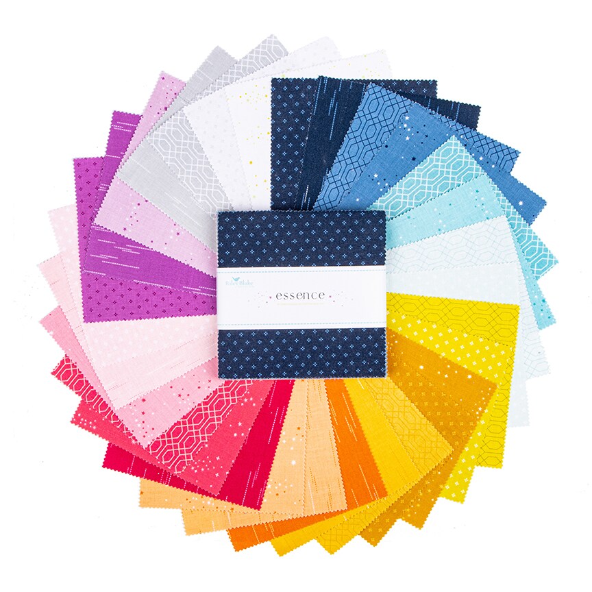 Essence 5" Square Pack (Charm Pack / 5" Stacker) by Fran Gulick for Riley Blake (5-16460-42)