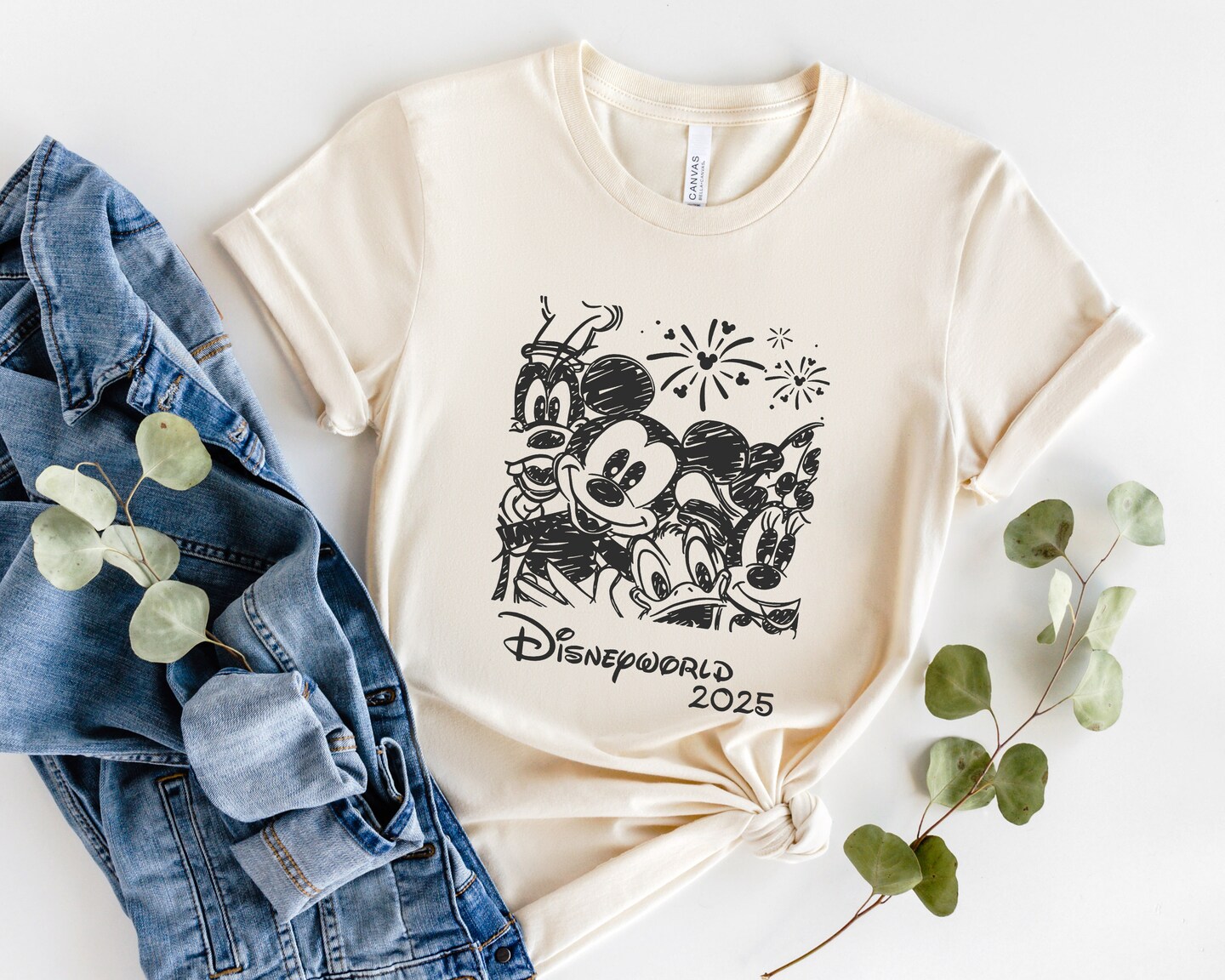 Retro Disneyworld 2025 Shirt, Mickey and Friends T-Shirt, Walt